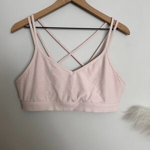 Old Navy Active Light Pink Cross Back Bra